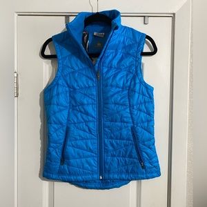 NWOT Columbia blue thermal vest